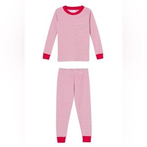 NWT Lake Pajamas Long-Long Set in Classic Red